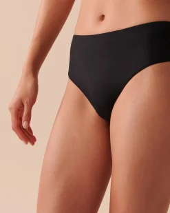 la Vie en Rose Always So Chic|Black Swimwear></noscript>Mid-rise Cheeky Bikini Bottom Black
