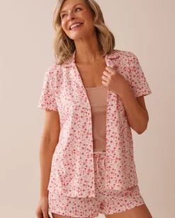 la Vie en Rose Cotton Pajamas|Tops></noscript>Coton Cami Light Taupe