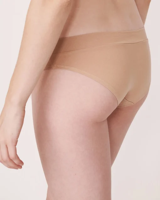 la Vie en Rose Cotton Panties|Bikini>Cotton Bikini Panty Latte
