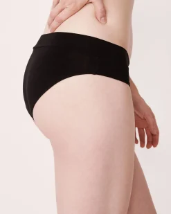 la Vie en Rose Cotton Panties|Bikini>Cotton Bikini Panty Black