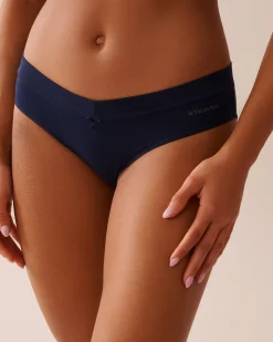 la Vie en Rose Cotton Panties|Bikini>Cotton Bikini Panty Navy Blue