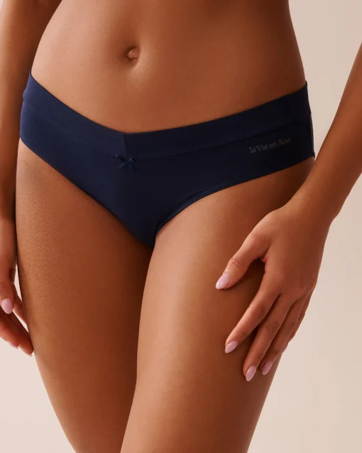 la Vie en Rose Cotton Panties|Bikini>Cotton Bikini Panty Navy Blue
