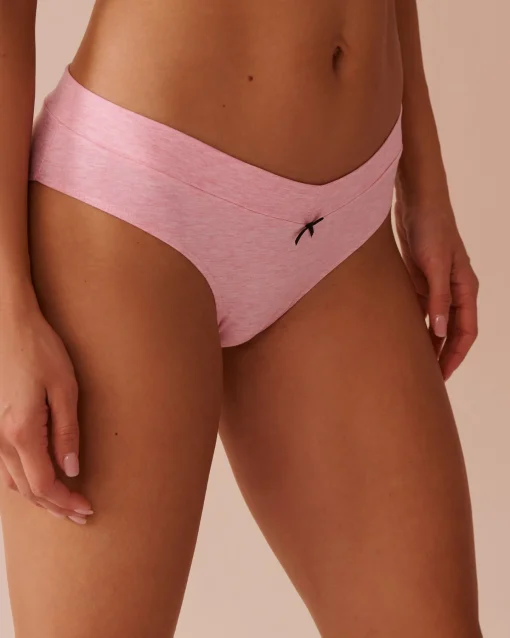 la Vie en Rose Cotton Panties|Bikini>Cotton Bikini Panty Blushing Pink