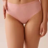 la Vie en Rose Cotton Panties|High Waist>Cotton High Waist Bikini Panty Peachy Stripes