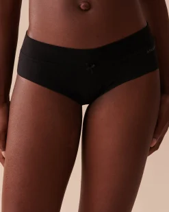 la Vie en Rose Cotton Panties|Hiphugger>Cotton Hiphugger Panty Black