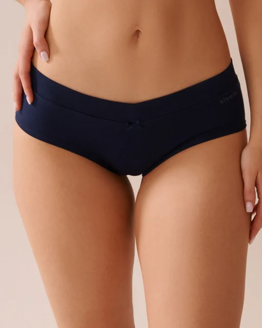 la Vie en Rose Cotton Panties|Hiphugger>Cotton Hiphugger Panty Navy Blue