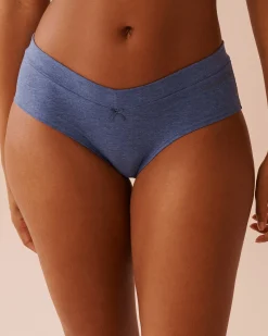 la Vie en Rose Cotton Panties|Hiphugger>Cotton Hiphugger Panty Grey Blue