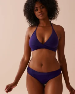 la Vie en Rose A Splashing Escape|Tops>Criss-Cross Triangle Bikini Top Indigo