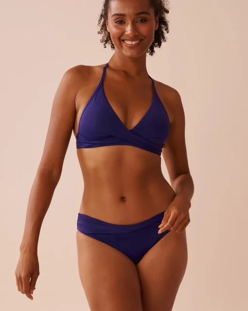 la Vie en Rose A Splashing Escape|Tops>Criss-Cross Triangle Bikini Top Indigo