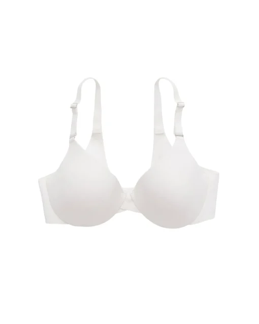la Vie en Rose T-shirt Bras|Sleek Back>Lightly Lined Sleek Back Bra White