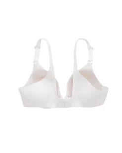 la Vie en Rose T-shirt Bras|Sleek Back></noscript>Lightly Lined Sleek Back Bra White
