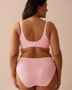 la Vie en Rose T-shirt Bras|Sleek Back></noscript>Lightly Lined Sleek Back Bra Pink