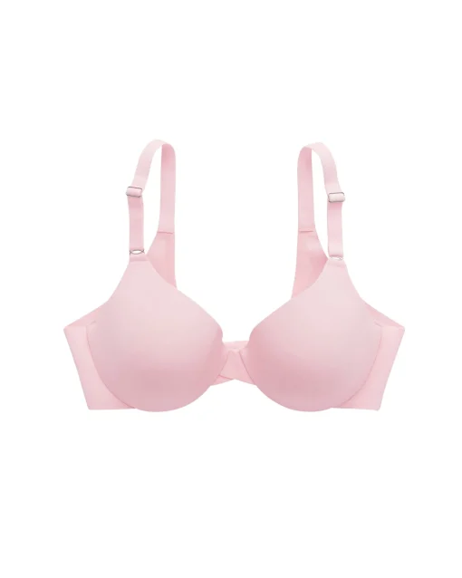 la Vie en Rose T-shirt Bras|Sleek Back>Lightly Lined Sleek Back Bra Pink