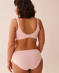 la Vie en Rose Sleek Back|Lightly Lined></noscript>Lightly Lined Wireless Sleek Back Bra Pink Flowers