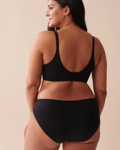 la Vie en Rose T-shirt Bras|Sleek Back>Lightly Lined Wireless Sleek Back Bra Black