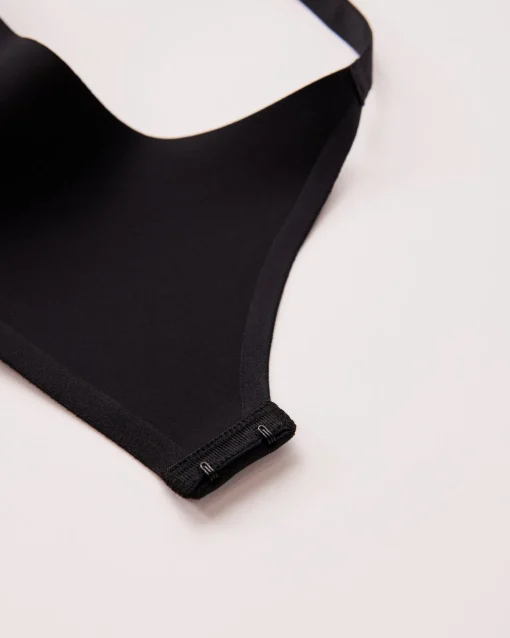 la Vie en Rose T-shirt Bras|Sleek Back>Lightly Lined Wireless Sleek Back Bra Black