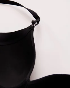 la Vie en Rose T-shirt Bras|Sleek Back></noscript>Lightly Lined Wireless Sleek Back Bra Black