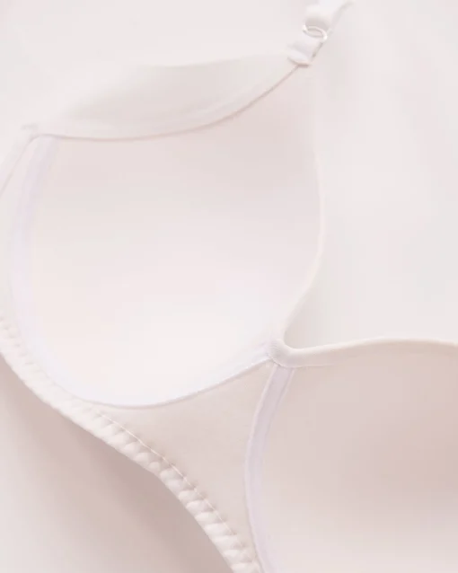 la Vie en Rose T-shirt Bras|Sleek Back>Lightly Lined Wireless Sleek Back Bra White