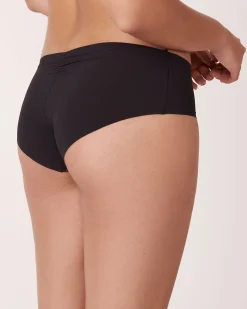 la Vie en Rose Hiphugger>Microfiber Invisible Hiphugger Panty Black