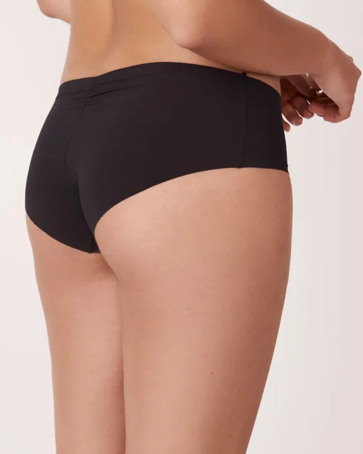 la Vie en Rose Hiphugger>Microfiber Invisible Hiphugger Panty Black