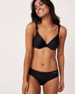 la Vie en Rose Bikini></noscript>Microfiber Sleek Back Bikini Panty Black
