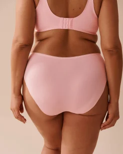 la Vie en Rose Bikini></noscript>Microfiber Sleek Back Bikini Panty Pink
