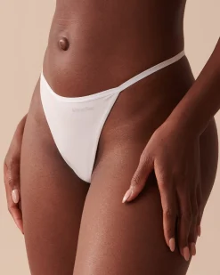 la Vie en Rose String>Microfiber String Panty White
