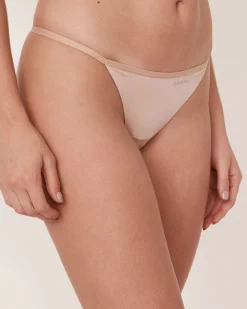 la Vie en Rose String>Microfiber String Panty Latte