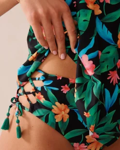 la Vie en Rose Tankinis|Tops></noscript>V-neck Underwire Tankini Top Midnight Tropics