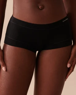 la Vie en Rose Boyshort>Modal Boyleg Panty Black