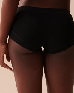 la Vie en Rose Boyshort>Modal Boyleg Panty Black