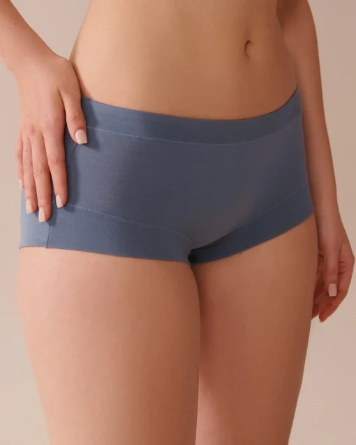 la Vie en Rose Boyshort>Modal Boyleg Panty Mirage Blue