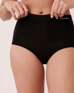 la Vie en Rose High Waist|Hiphugger>Modal High Waist Hiphugger Panty Black