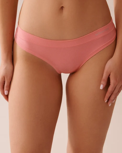 la Vie en Rose Thong>Modal Thong Panty Tulip Pink