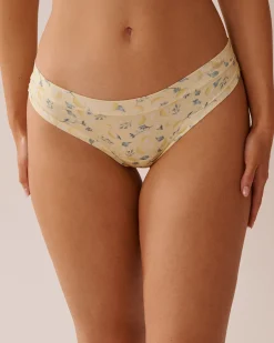 la Vie en Rose Thong></noscript>Modal Thong Panty Yellow/Lemon