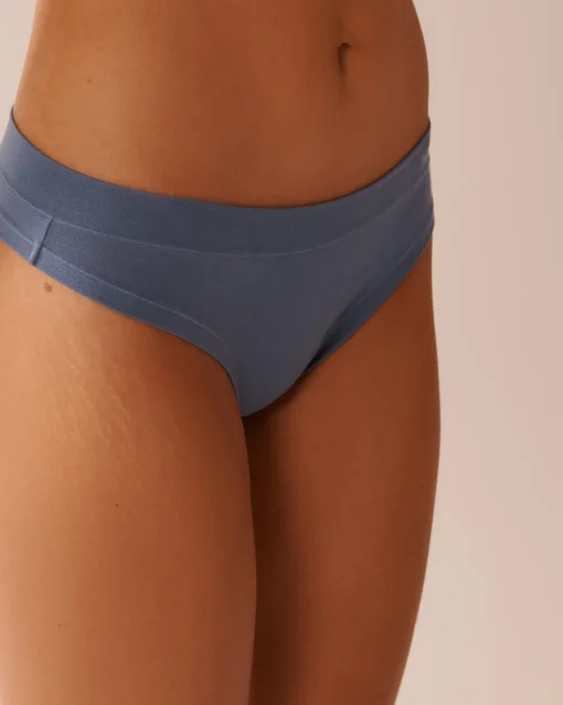 la Vie en Rose Thong>Modal Thong Panty Mirage Blue