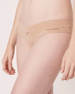 la Vie en Rose Panty Packs|Cotton Panties></noscript>5-Pack Cotton Bikini Panty Black/Latte