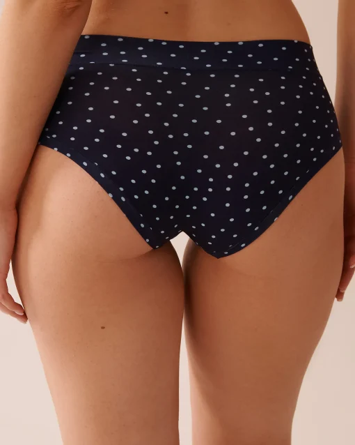 la Vie en Rose Hiphugger>Perfect Fit Hiphugger Panty Navy Blue/Polka Dot
