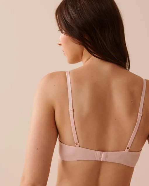 la Vie en Rose T-shirt Bras|Demi Cup>Push-up Demi Modal Bra Pink