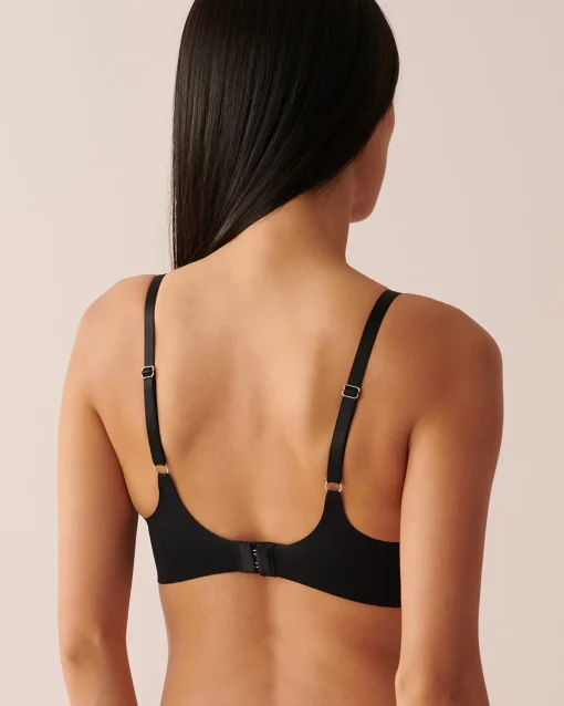 la Vie en Rose Summer Bras|Wireless>Push-up Lounge Bralette Black