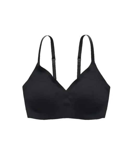 la Vie en Rose Summer Bras|Wireless>Push-up Lounge Bralette Black