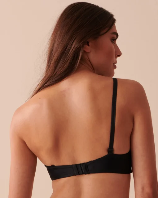la Vie en Rose Summer Bras|Push-up>Push-up Strapless Demi Bra Black