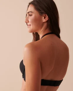 la Vie en Rose Summer Bras|Push-up></noscript>Push-up Strapless Demi Bra Black
