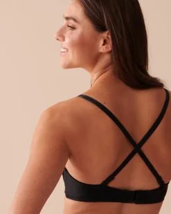 la Vie en Rose Summer Bras|Push-up></noscript>Push-up Strapless Demi Bra Black