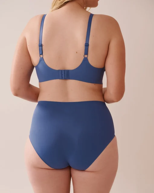 la Vie en Rose Period Panties|High Waist>Regular Absorbency High Waist Bikini Period Panty Grey Blue