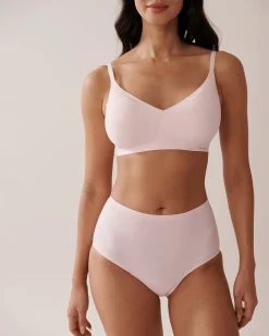 la Vie en Rose Period Panties|High Waist></noscript>Regular Absorbency High Waist Bikini Period Panty Pink