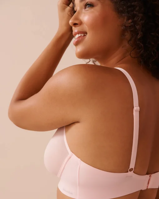 la Vie en Rose Summer Bras|Wireless>Sheer Mesh Bralette Pink