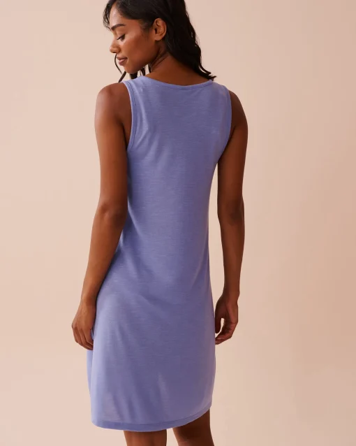 la Vie en Rose A Splashing Escape|Beachwear>Twisted Slub Dress Periwinkle