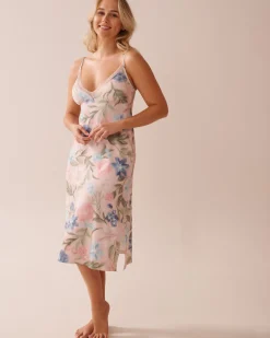 la Vie en Rose The Peachy Dream Collection|Nightshirts></noscript>Watercolor Flower Print Super Soft Nightie Watercolour Flowers