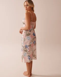 la Vie en Rose The Peachy Dream Collection|Nightshirts></noscript>Watercolor Flower Print Super Soft Nightie Watercolour Flowers